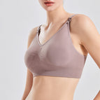 Nursing Bra Underwear plus Size Summer Anti-Breast-Increasing Bra Anti-Sagging Underwear Pregnant Women Thin r Nursing Bra W21