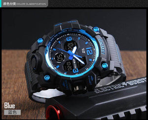 SKMEI New Fashion Men Sports Watches Men Quartz Analog LED Digital Clock Man Military Waterproof Watch1155B