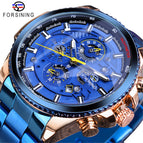 Forsining New Hot Selling Waterproof Multifunctional Mechanical Watch Men's Fashion Automatic Mechanical men Watch SLZe168