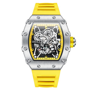 ONOLA ON3827 Watch for men Fashion Waterproof Sports Quartz Men's Watch Silicone Strap