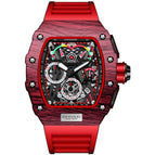 KIMSDUN Multifunctional Bucket Type Fashion Sports Watch Men's Miller Calendar Quartz men's casual Watch K-2013B