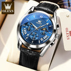 OLEVS men's watch quartz multi-function sports electronic watch men's watch 2876DO