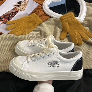 Platform canvas shoes women's new shoes in 2021 Students boys and girls sports shoes 502