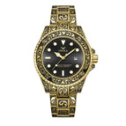 ONOLA ON3830 Retro fashion men's gold watch new steel waterproof men's quartz watch
