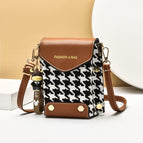 2022 new niche design mobile phone bag messenger bag women fashion one shoulder retro small square bag mini mobile phone bag 3987