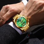 CHENXI Gold Watch Men's Watch Business Watch Luminous Waterproof Quartz Watch Watch CX-086A