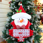 Christmas decorations countdown Christmas calendar Christmas calendar Santa gifts