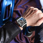 CHENXI fashion men's watch New Barrel Richard Skeleton Fully Automatic Mechanical casual Watch CX-8845