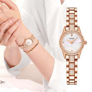 Women's watches star sky students' fashion diamond elegant small dial quartz watches waterproof watch