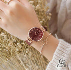 GUOU 8213 Women's Watches Luxury Diamond Watch Fashion ladies Watch Women Clock