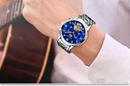 KIMSDUN men's watch diamond tourbillon hollow automatic mechanical watch men's watch waterproof men casual watch K-1895A
