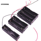 18650 Battery Case Storage Box Case Plastic Holder With Wire Leads for 1 x 18650 Batteries Soldering