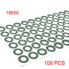 18650 Li-ion Battery Insulation Gasket Barley Paper Battery Pack Cell Insulating Glue Patch Electrode Insulated Pads 32650