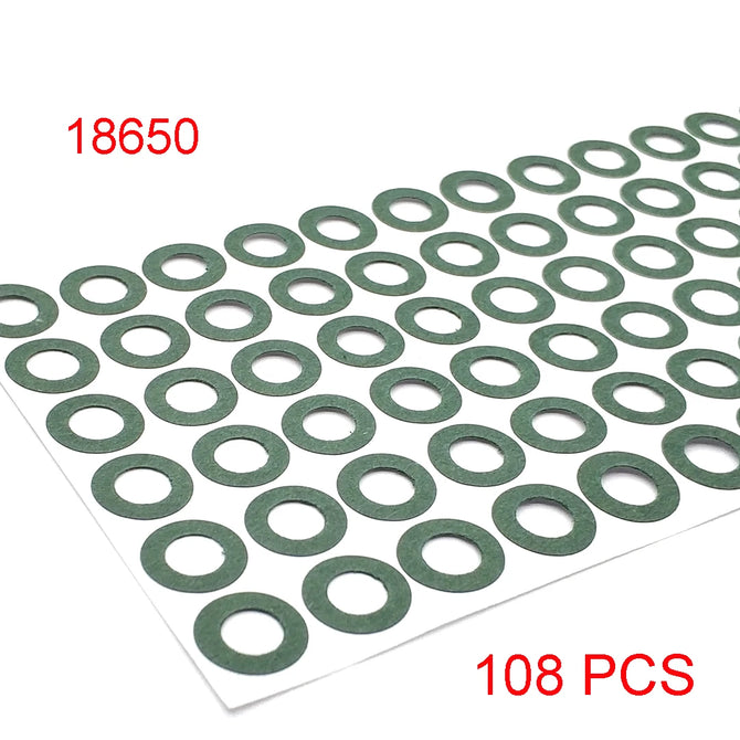 18650 Li-ion Battery Insulation Gasket Barley Paper Battery Pack Cell Insulating Glue Patch Electrode Insulated Pads 32650