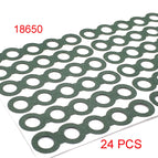 18650 Li-ion Battery Insulation Gasket Barley Paper Battery Pack Cell Insulating Glue Patch Electrode Insulated Pads 32650