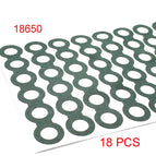18650 Li-ion Battery Insulation Gasket Barley Paper Battery Pack Cell Insulating Glue Patch Electrode Insulated Pads 32650