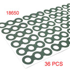18650 Li-ion Battery Insulation Gasket Barley Paper Battery Pack Cell Insulating Glue Patch Electrode Insulated Pads 32650