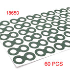 18650 Li-ion Battery Insulation Gasket Barley Paper Battery Pack Cell Insulating Glue Patch Electrode Insulated Pads 32650