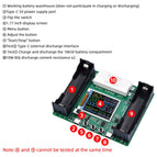 18650 Lithium Battery Capacity Tester Module MAh MWh Digital Battery Power Detector Module 18650 Battery Tester Type-C