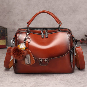 2021 new retro fashion one-shoulder portable messenger pillow Boston handbag 211