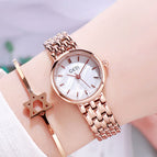 GEDI ultra-thin waterproof quartz ladies watch high-value small dial student all-match ladies watch 9556
