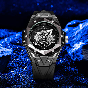 Pintime Men's Watch Compass Sports Watch Men's Casual Business Fashion Waterproof Quartz Watch PT9947