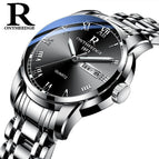 ONTHEEDGE RZY031 Fashion Luminous Calendar Men's Watch Quartz Waterproof Watch with box man's gift