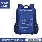 New primary school student cartoon schoolbag boys and girls 6-12 years old light one-piece open children's backpack 5619