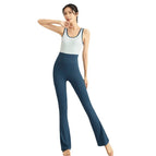 Bootcut Trousers Yoga Jumpsuit Women's Tight Breathable Quick-Drying Sports Fitness Aerial Jumpsuit Jumpsuit