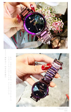 DIMINI Star Watch Korean Ladies Rhinestone Fashion Copper Case Steel strap Watch Quartz Girls Watch 5292