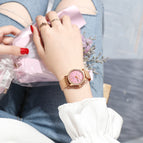 Seno Star Net Red Women's Watch Waterproof Luminous Double Calendar Female Watch