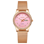 Seno Star Net Red Women's Watch Waterproof Luminous Double Calendar Female Watch