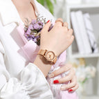 Seno Star Net Red Women's Watch Waterproof Luminous Double Calendar Female Watch