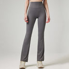High Waist Hip Lift Slim Flare Pants Women's Fitness Yoga Sports Dance Drape Wide Leg Trousers Summer YC024