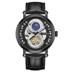 PINTIME Automatic Mechanical men's watch Hollow Fashion Watch Men's fashion business causal Men's Watch 2362