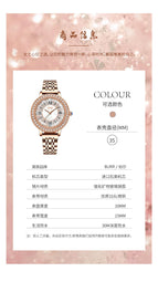 BURR new gypsophila women watch steel strap waterproof ladies watch tide BURR-02