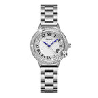 SENO new watch female blue quartz watch balloon full diamond stainless steel waterproof ladies watch s052