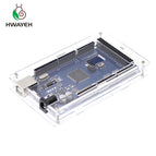 1PCS   Enclosure Transparent Gloss Acrylic Box Compatible for arduino Mega2560 R3 Case