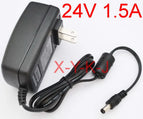 1PCS High quality DC 24V 1.5A  AC 100V-240VConverter Switching power adapter 1500mA Supply EU or US  plug DC 5.5mm x 2.1-2.5mm