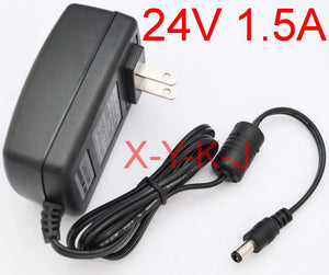 1PCS High quality DC 24V 1.5A  AC 100V-240VConverter Switching power adapter 1500mA Supply EU or US  plug DC 5.5mm x 2.1-2.5mm