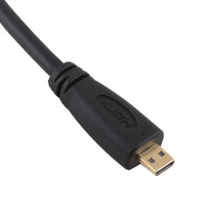 1PCS Micro HD Type D Male To HDTV-compatible Type A Adapter Cable M/F Converter Convertor For Tablet Pc Tv Mobile Phone 1080P