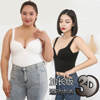 Plus size No rim 3D gathering bra running support breathable sports underwear women vest large size Bra