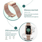 2022 new arrive NORTH EDGE H8S Smart Watch Girlfriend Gift Birthday Gift crystal stone Ladies dial Menstrual period reminder IP68 water proof