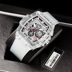 KIMSDUN multifunctional waterproof men's watch barrel-shaped transparent men's and women's watch K-2150B