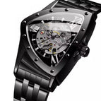New Tomarch European American Style Men's Fashion Casual Hollow Triangle Automatic Mechanical Men casual Watch TM2133