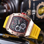 Men's watch 6-Pin Running Seconds Quartz Men's Watch European Barrel-Shaped Watch Multifunctional Watch 9791