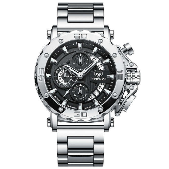 Watch men's heavy luminous waterproof men's watch high-end quartz watch A8229G