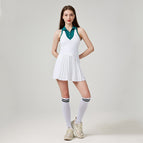 Lulu New Outdoor Sleeveless Badminton Dress Tennis Skirt Sports Suit Women's Golf Pantskirt Women 307