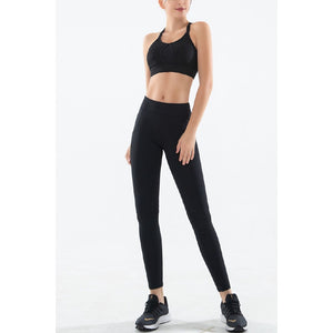 Women's Yoga sports suit running exercise fitness two piece set Y26B6751+Y26K6820
