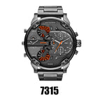 LEEMOON Large Size Fashion Trendy Personality Large Dial Leisure Alloy Steel BandQuartz Leisure DZ Watch Big Watch